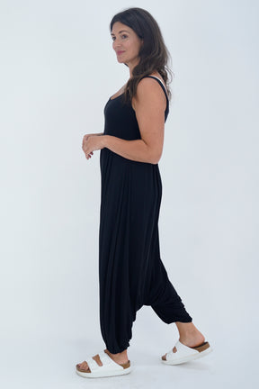 Made In Italy Alba Plain Harem Jumpsuit